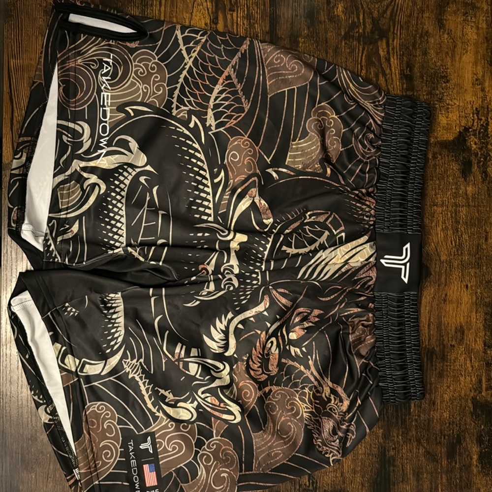 Takedown fight shorts
